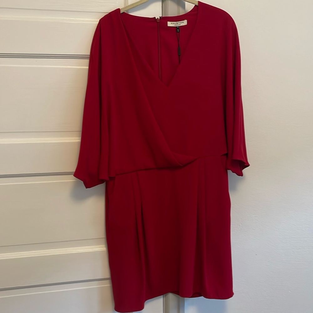 NWT Halston red dress